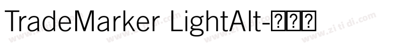 TradeMarker LightAlt字体转换